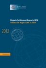 Image for Dispute Settlement Reports 2012: Volume 3, Pages 1249–1834