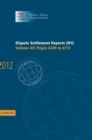 Image for Dispute Settlement Reports 2012: Volume 12, Pages 6249–6772