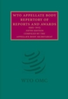 Image for WTO Appellate Body Repertory of Reports and Awards 2 Volume Hardback Set