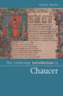 Image for The Cambridge introduction to Chaucer