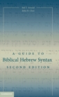 Image for A Guide to Biblical Hebrew Syntax