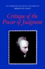 Image for Critique of the Power of Judgment