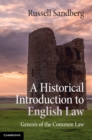Image for A historical introduction to English law  : genesis of the common law