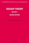 Image for Design theory [electronic resource] :  Thomas Beth, Dieter Jungnickel, Hanfried Lenz Vol. 1. 