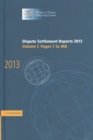 Image for Dispute settlement reports 2013Volume 1,: Pages 1-468