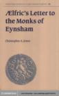 Image for Aelfric&#39;s letter to the monks of Eynsham