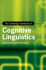 Image for The Cambridge handbook of cognitive linguistics