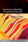 Image for Structure and bonding in crystalline materials
