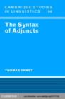 Image for The syntax of adjuncts