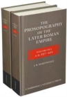 Image for The Prosopography of the Later Roman Empire 2 Part Hardback Set