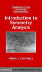 Image for Introduction to symmetry analysis