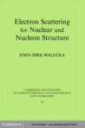 Image for Electron scattering for nuclear and nucleon structure
