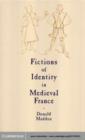 Image for Fictions of identity in medieval France