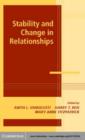 Image for Stability and change in relationships