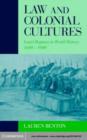 Image for Law and colonial cultures: legal regimes in World history, 1400-1900