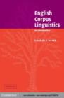 Image for English corpus linguistics: an introduction