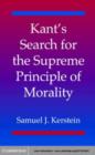 Image for Kant&#39;s Search for the Supreme Principle of Morality