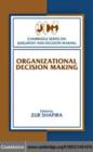 Image for Organizational decision making