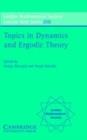 Image for Topics in dynamics and ergodic theory