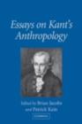Image for Essays on Kant&#39;s anthropology