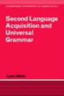 Image for Second language acquisition and universal grammar