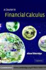 Image for A course in financial calculus