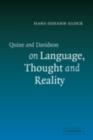 Image for Quine and Davidson on language, thought and reality