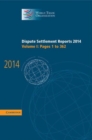 Image for Dispute Settlement Reports 2014: Volume 1, Pages 1–362