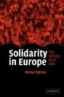 Image for Solidarity in Europe: the history of an idea