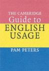 Image for The Cambridge guide to English usage