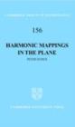Image for Harmonic mappings in the plane