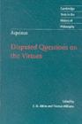 Image for Thomas Aquinas: disputed questions on the virtues
