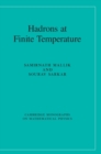 Image for Hadrons at finite temperature