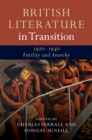 Image for British literature in transition, 1920-1940  : futility and anarchy