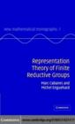 Image for Representation theory of finite reductive groups
