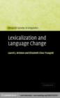Image for Lexicalization and language change
