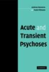 Image for Acute and transient psychoses
