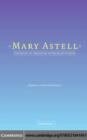 Image for Mary Astell 1666-1731: theorist of freedom from domination