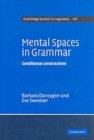 Image for Mental spaces in grammar: conditional constructions
