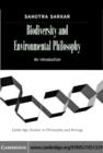 Image for Biodiversity and environmental philosophy: an introduction