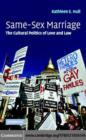 Image for Same-sex marriage: the cultural politics of love and law