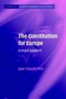 Image for The constitution for Europe: a legal analysis