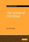 Image for The syntax of Chichewa