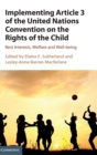 Image for Implementing Article 3 of the United Nations Convention on the Rights of the Child  : best interests, welfare and well-being