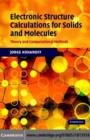 Image for Electronic structure calculations for solids and molecules: theory and computational methods