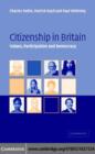 Image for Citizenship in Britain: values, participation and democracy