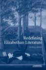 Image for Redefining Elizabethan literature