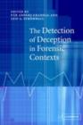 Image for The detection of deception in forensic contexts
