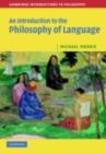 Image for An introduction to the philosophy of language