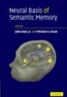 Image for Neural basis of semantic memory